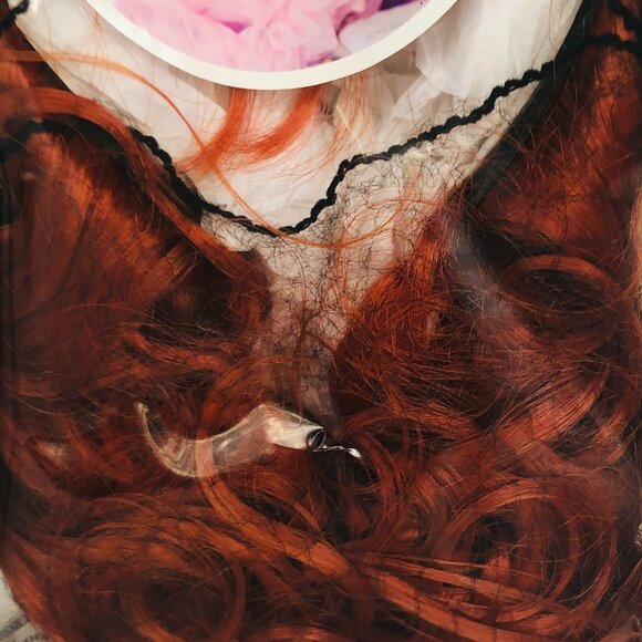 New w/Tag-Great Pretenders Red Wavy Hair Piece - Picture 7 of 9